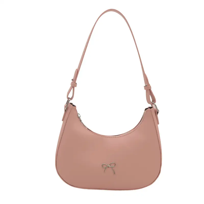 Pink Bow Retro Crossbody Bag for Women 2024 - Image 11