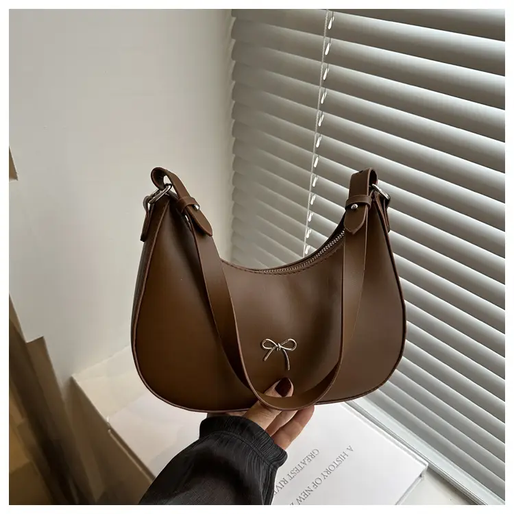 Pink Bow Retro Crossbody Bag for Women 2024 - Image 5