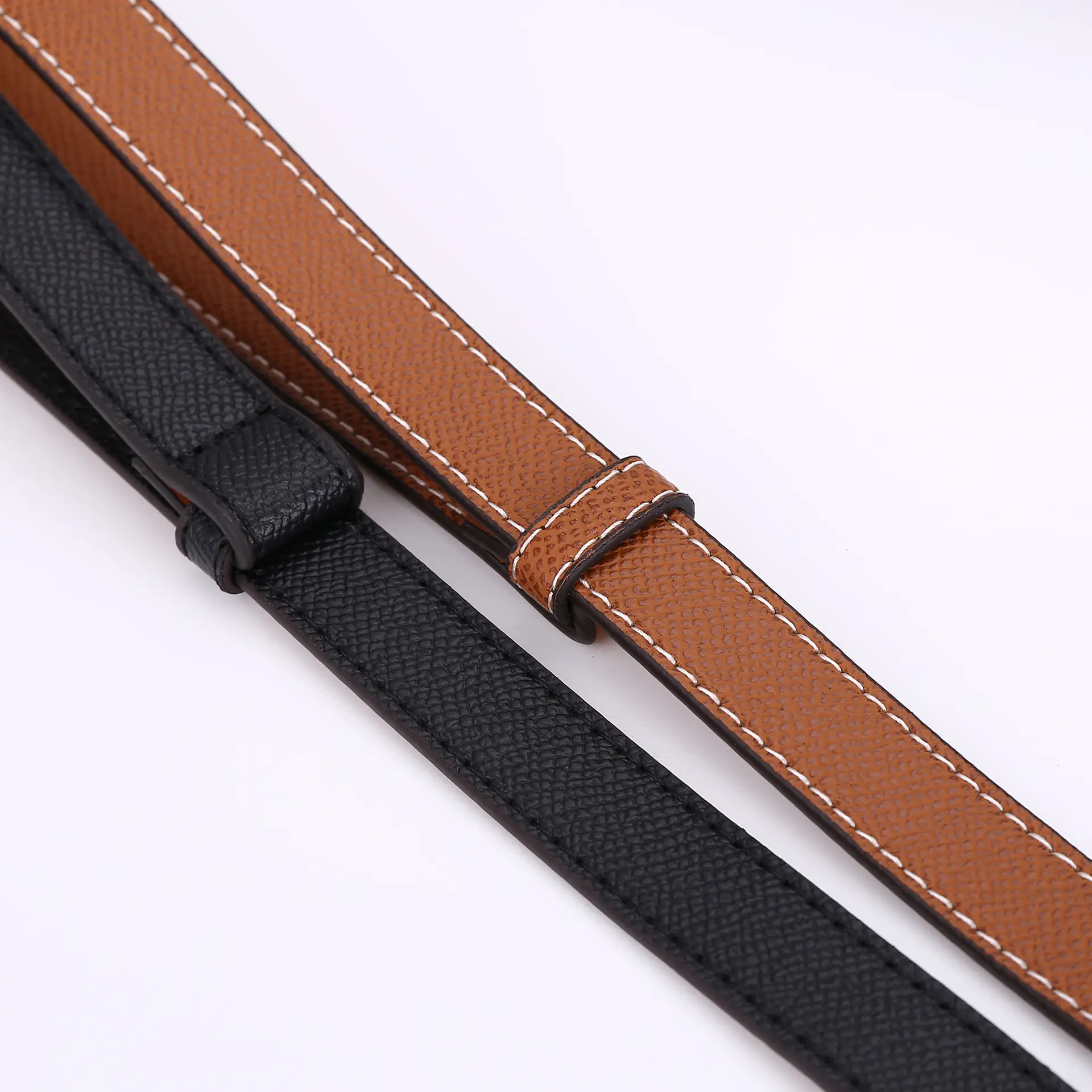 Women's Leather Belt with Diamond Clasp, Versatile Decorative Accessory — feature 7