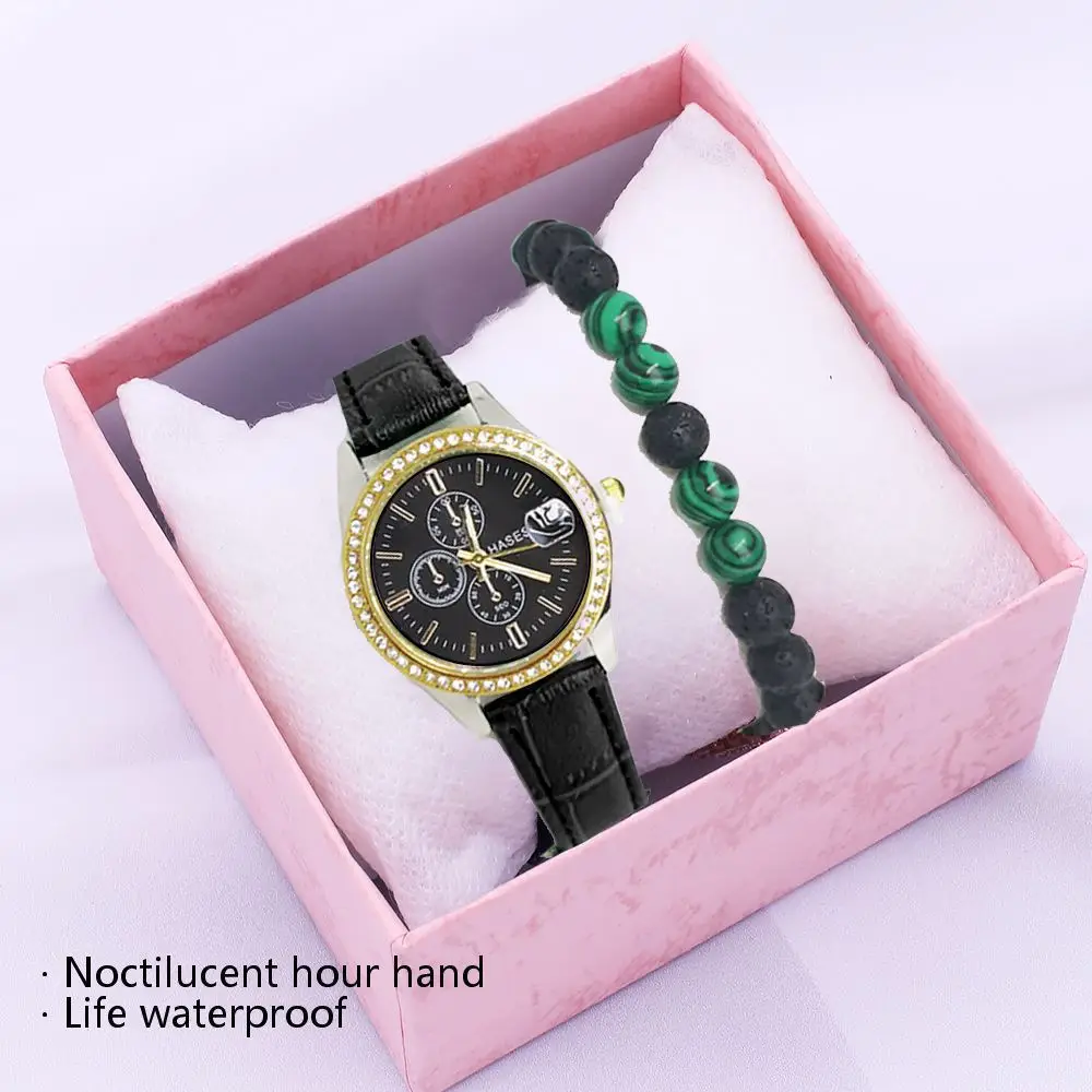 Modern Black Leather Wristwatch for Women — feature 12