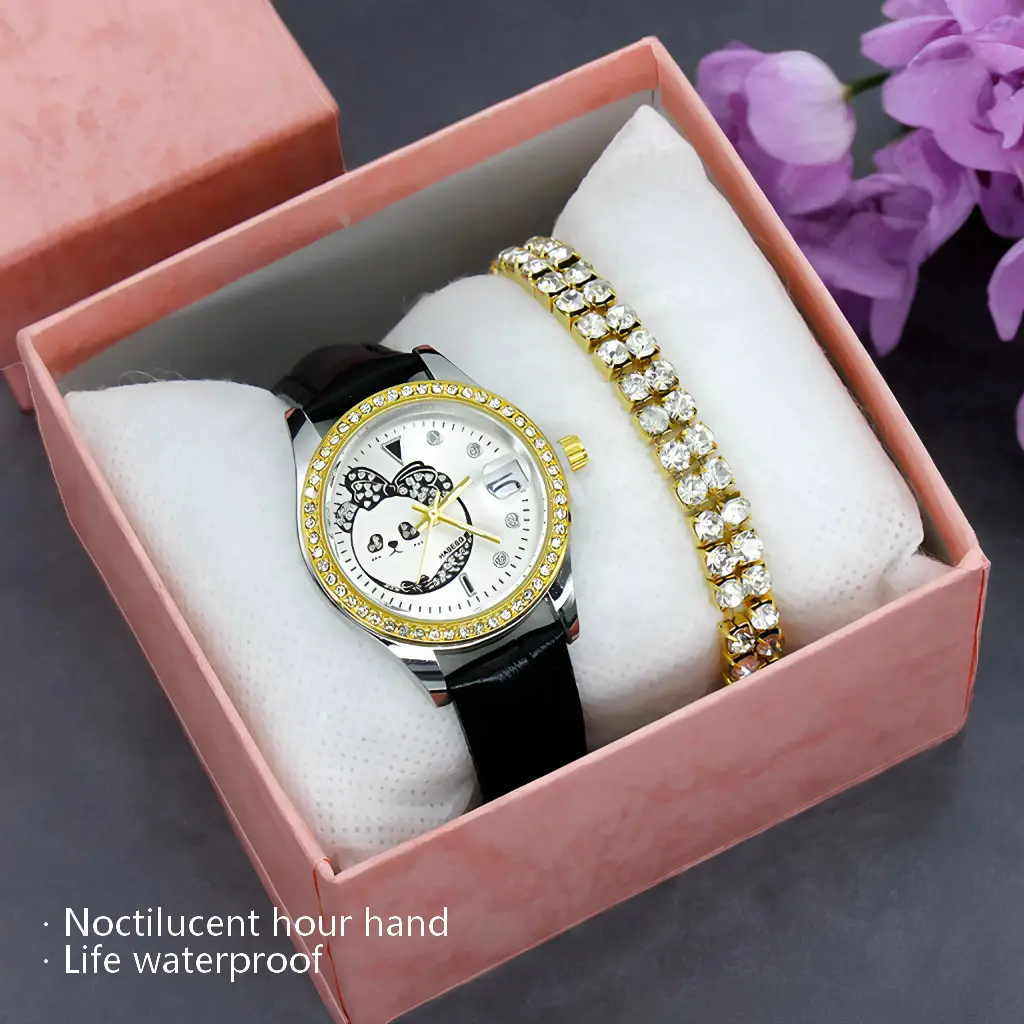 Modern Black Leather Wristwatch for Women — feature 23