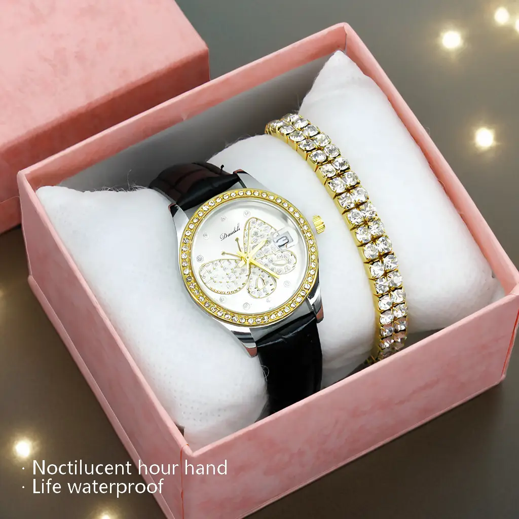 Modern Black Leather Wristwatch for Women — feature 25