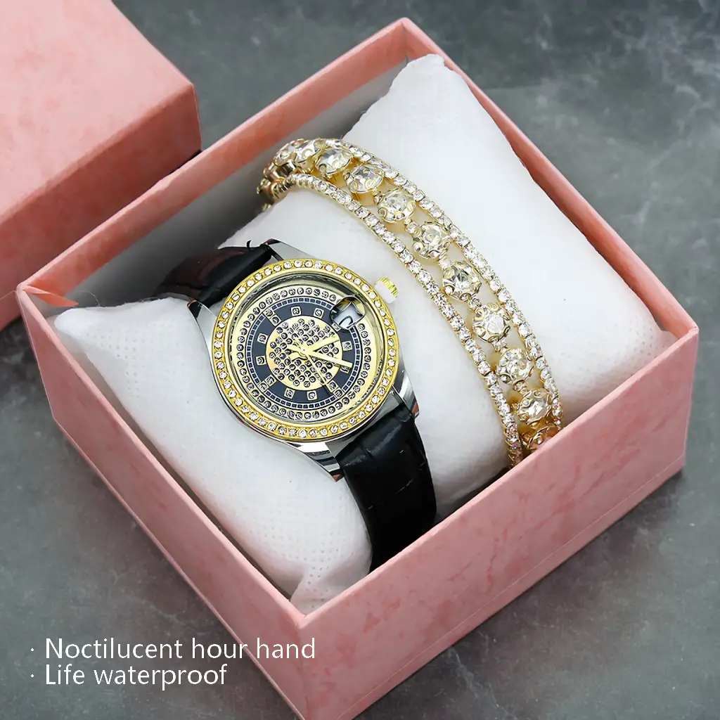 Modern Black Leather Wristwatch for Women — feature 26