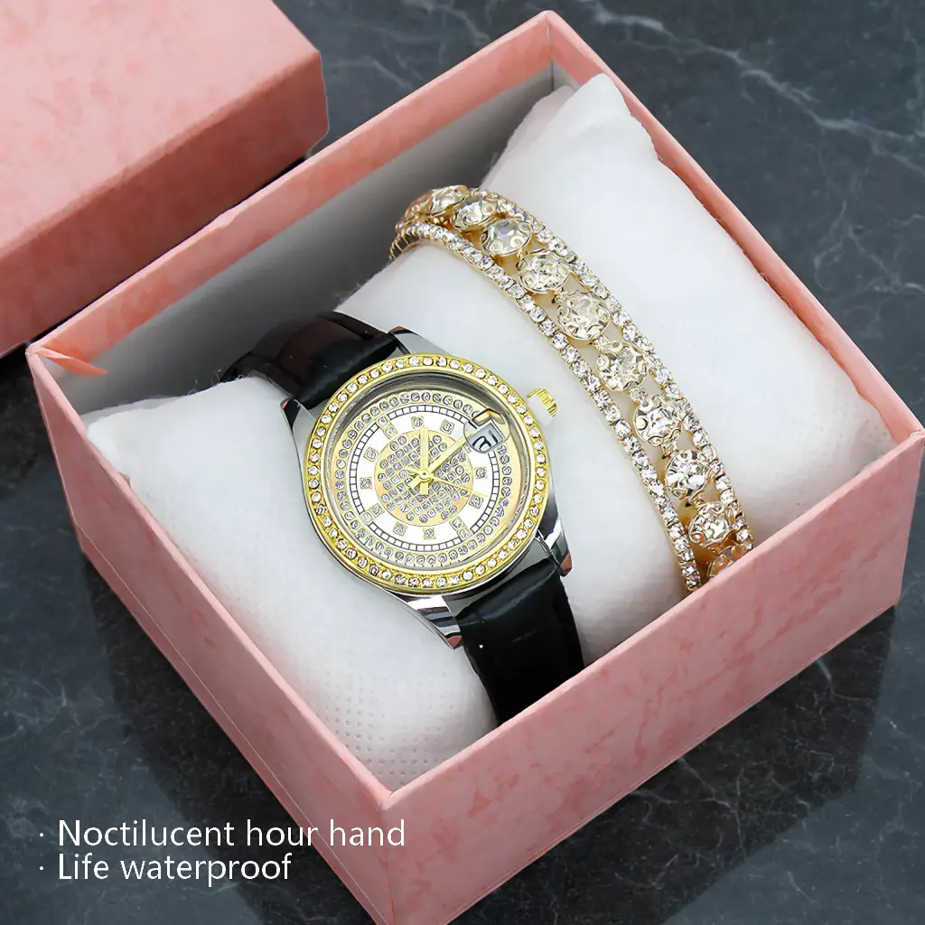 Modern Black Leather Wristwatch for Women — feature 27