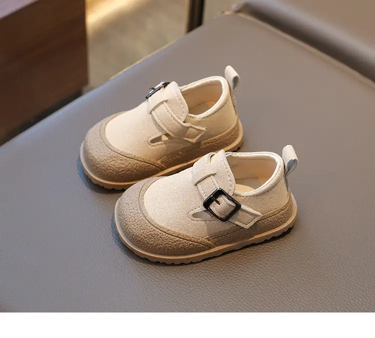 Baby Slip-On Shoes Beige Non-Slip 0-2Yrs — feature 12