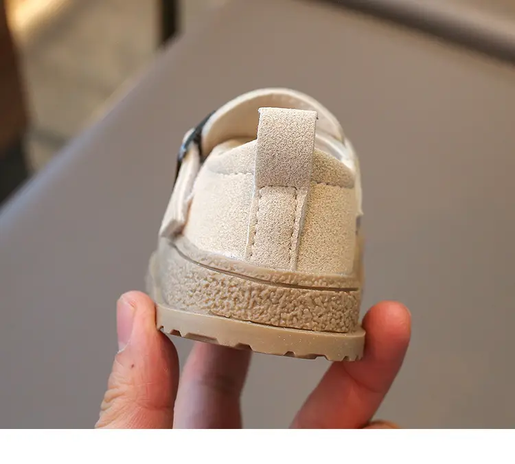 Baby Slip-On Shoes Beige Non-Slip 0-2Yrs — feature 23