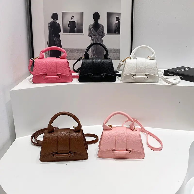 Brown Square Shoulder Crossbody Bag for Women