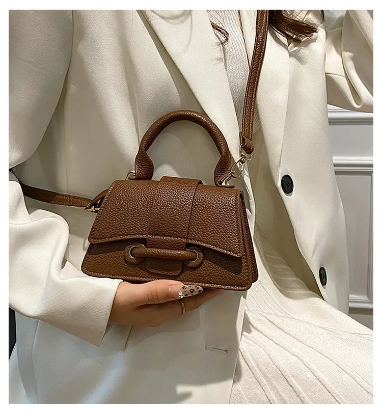 Brown Square Shoulder Crossbody Bag for Women — feature 2