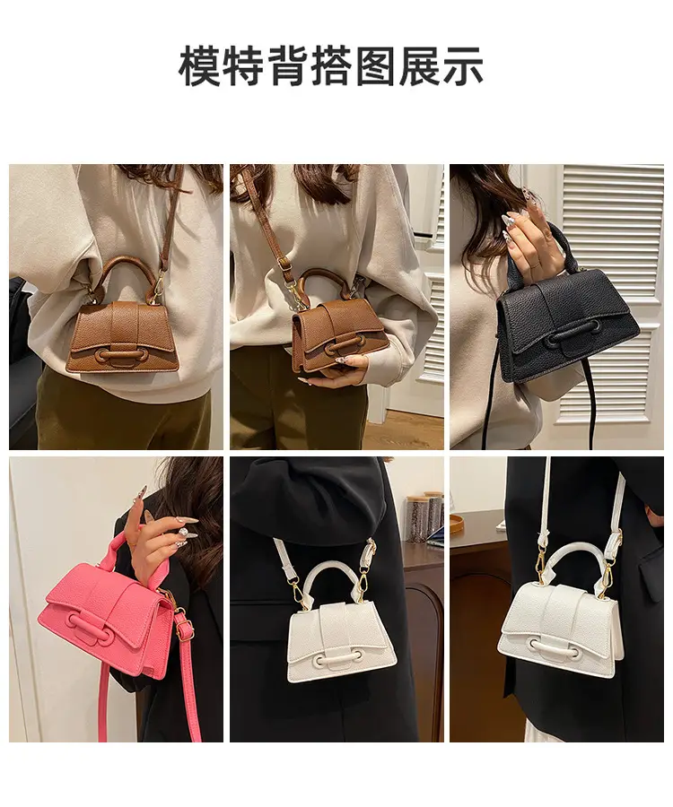 Brown Square Shoulder Crossbody Bag for Women — feature 3