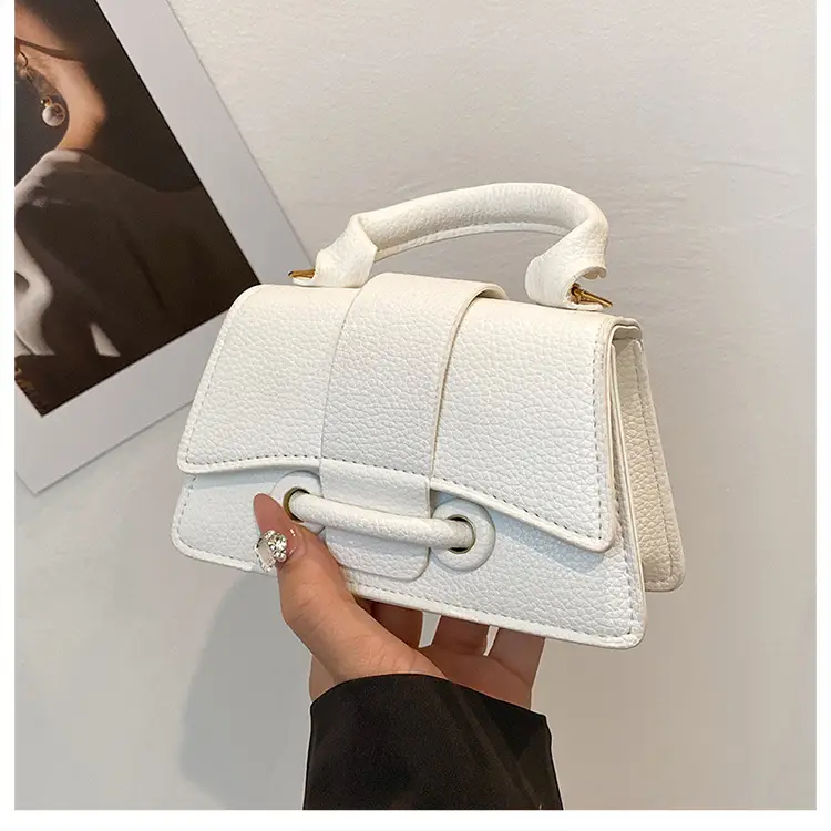 Brown Square Shoulder Crossbody Bag for Women