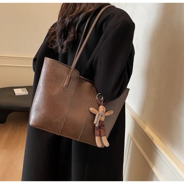 Black Retro Shoulder Bag for Women 2024 New Arrival — feature 21