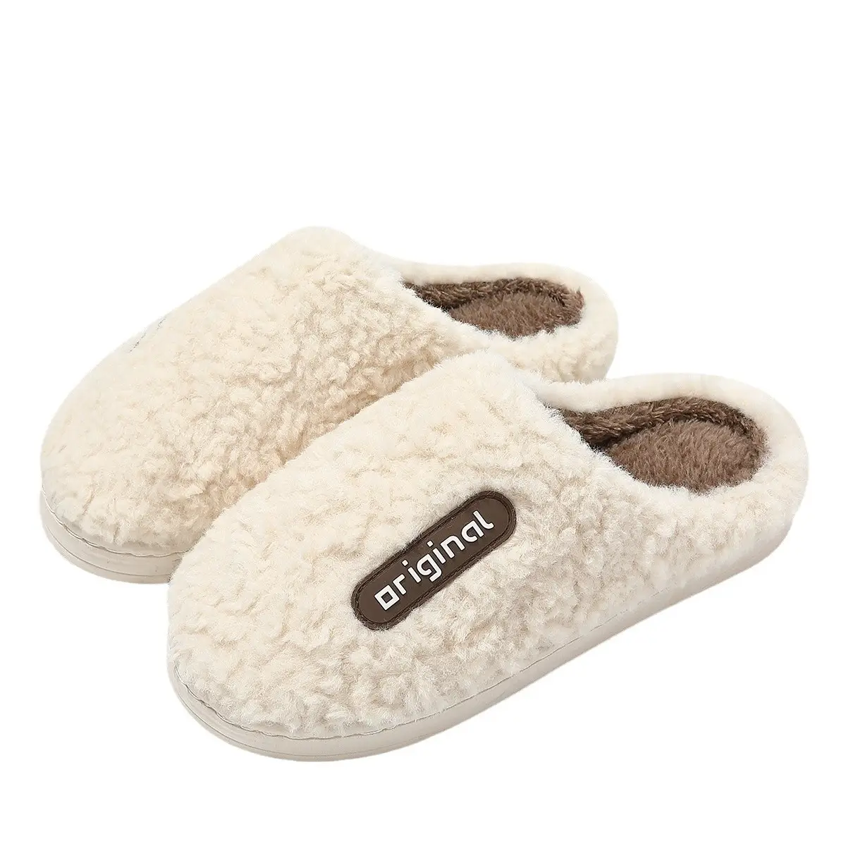 Green Cotton Women's Indoor Slippers Autumn Winter - Image 13