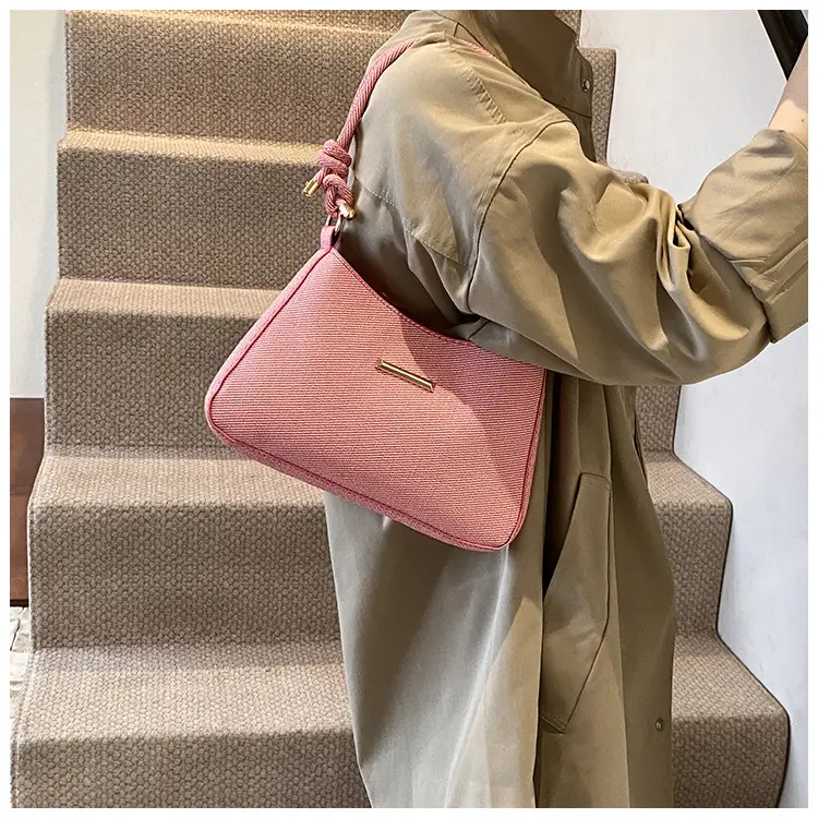 Women's Vintage Shoulder Bag Beige Large Capacity — feature 10