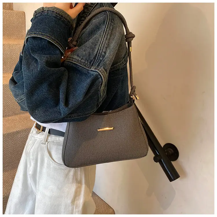 Women's Vintage Shoulder Bag Beige Large Capacity — feature 19