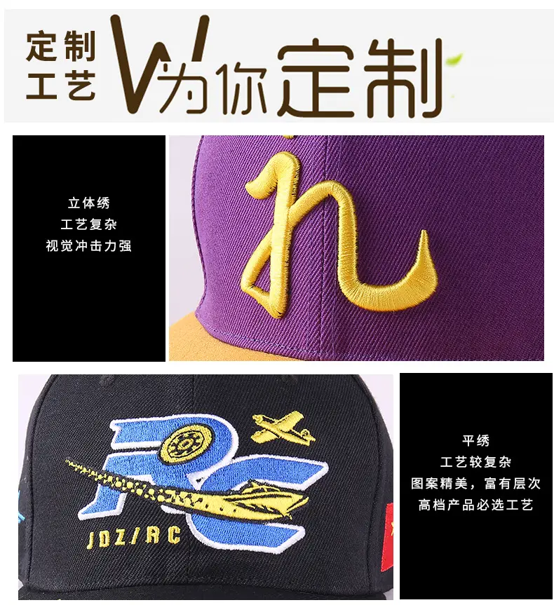 Black Cotton Baseball Cap with Custom Logo — feature 9