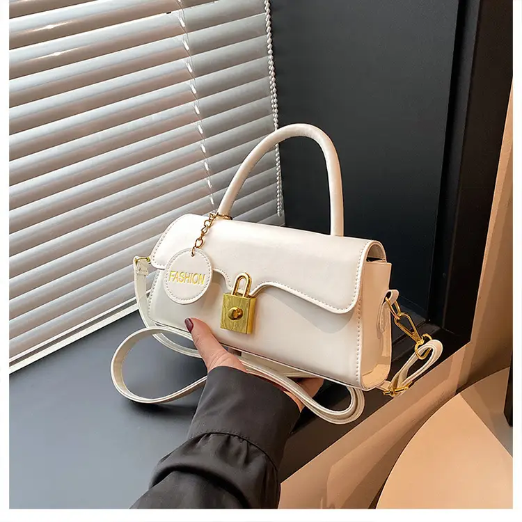 Black Crossbody Bag with Gold Lock for Women 2024 — feature 28
