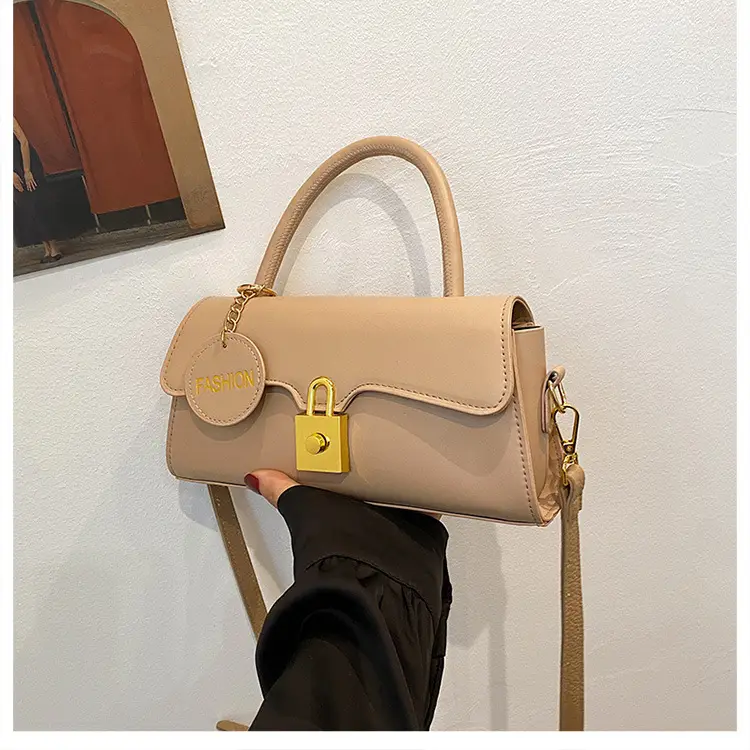 Black Crossbody Bag with Gold Lock for Women 2024 — feature 32