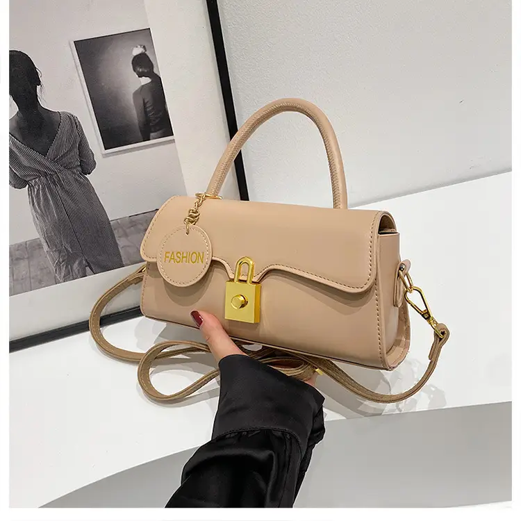 Black Crossbody Bag with Gold Lock for Women 2024 — feature 38