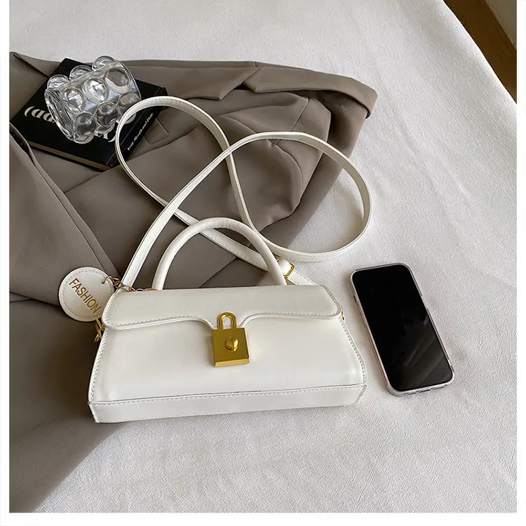 Black Crossbody Bag with Gold Lock for Women 2024 — feature 43