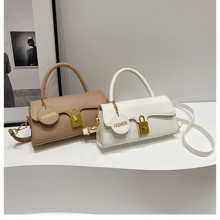 Black Crossbody Bag with Gold Lock for Women 2024 — feature 47