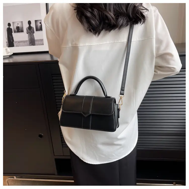 Retro Black Shoulder Bag Women 2024 New β feature 29
