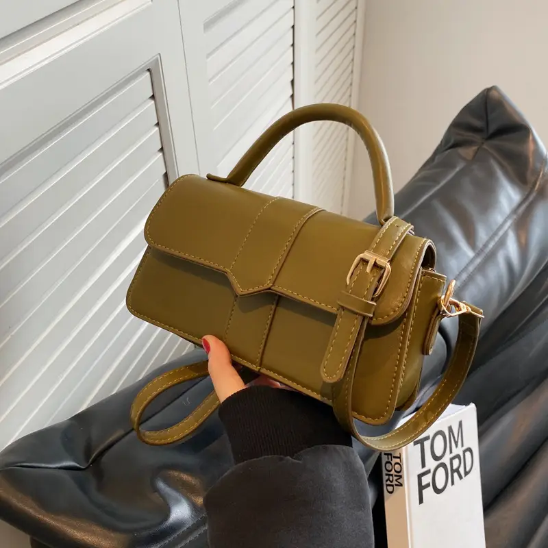 Retro Black Shoulder Bag Women 2024 New - Image 2