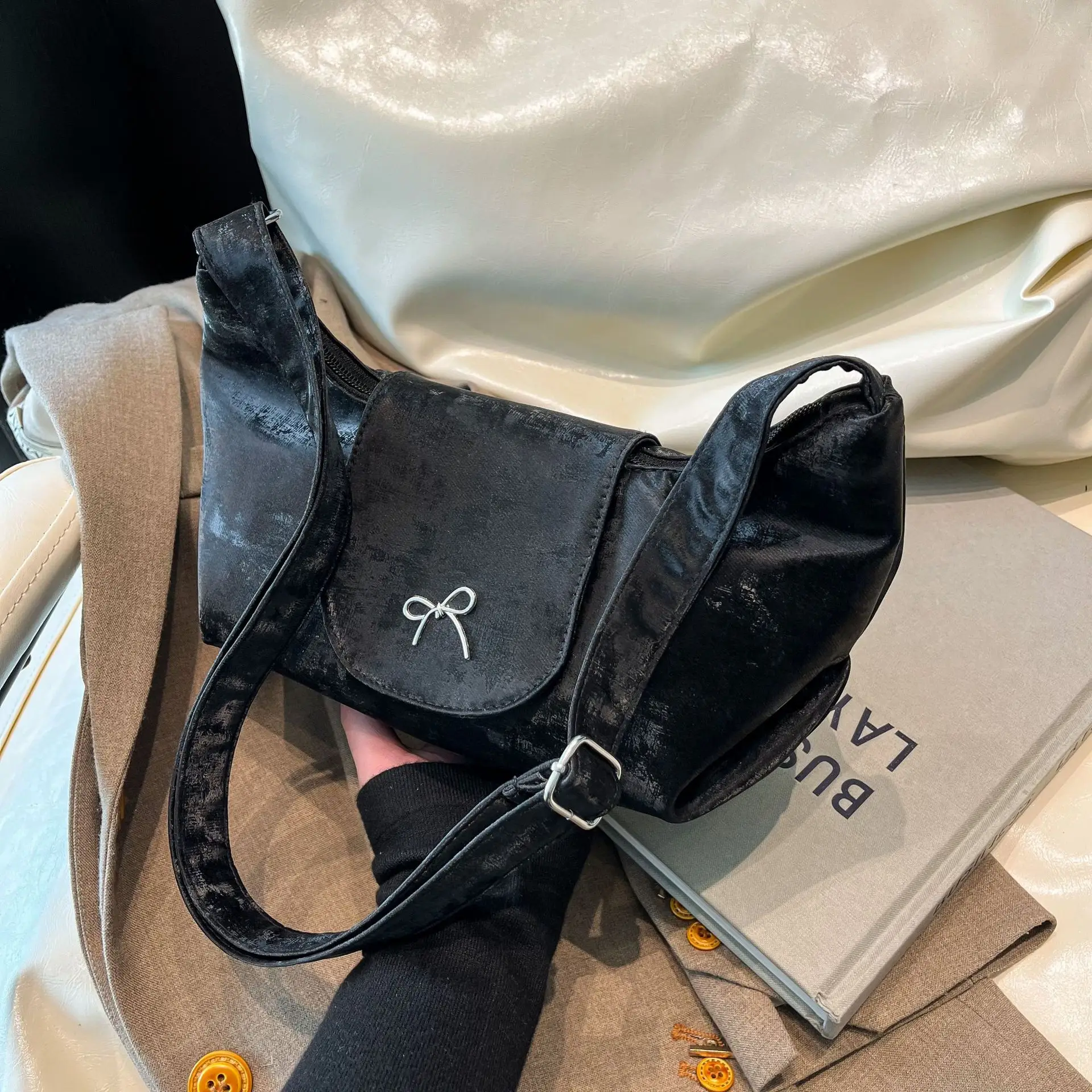 Black Butterfly Crossbody Bag for Women 2026 - Image 5