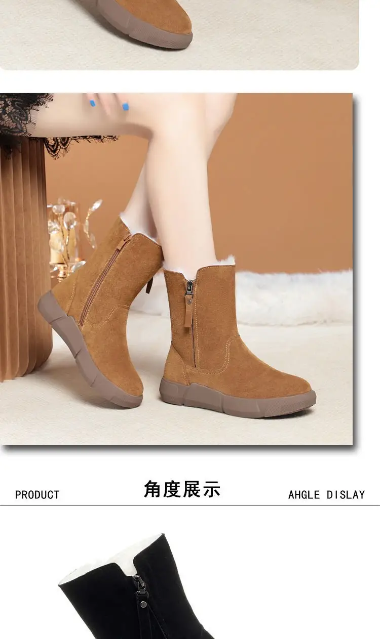 Northeast Women's Fleece Lined Snow Boots Winter Warm — feature 10
