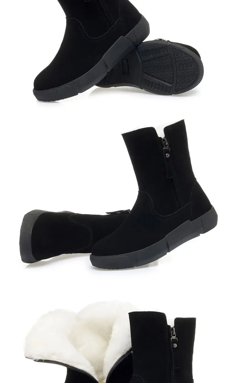 Northeast Women's Fleece Lined Snow Boots Winter Warm — feature 11