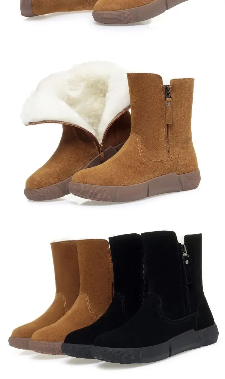 Northeast Women's Fleece Lined Snow Boots Winter Warm — feature 13