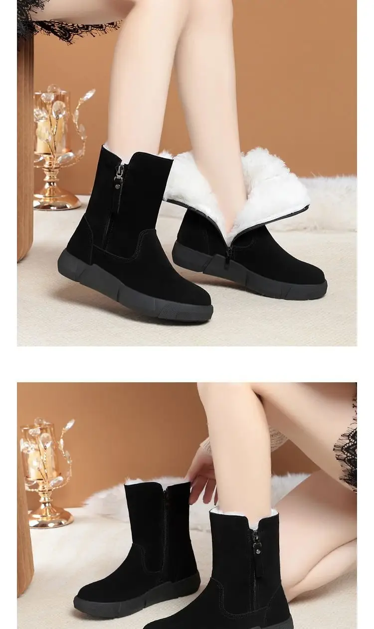 Northeast Women's Fleece Lined Snow Boots Winter Warm — feature 6