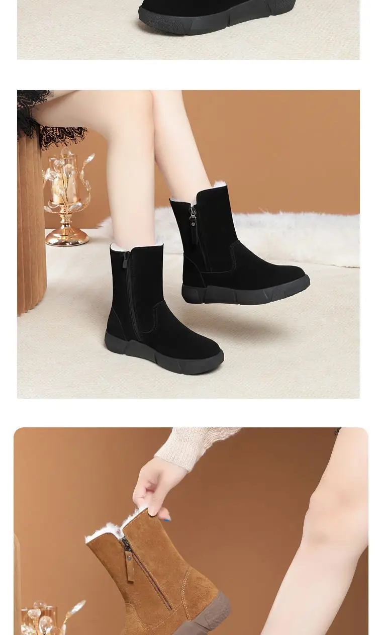 Northeast Women's Fleece Lined Snow Boots Winter Warm — feature 7
