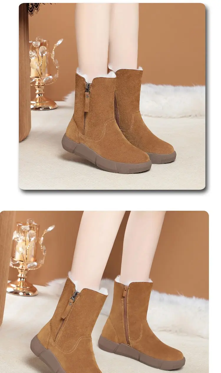 Northeast Women's Fleece Lined Snow Boots Winter Warm — feature 9