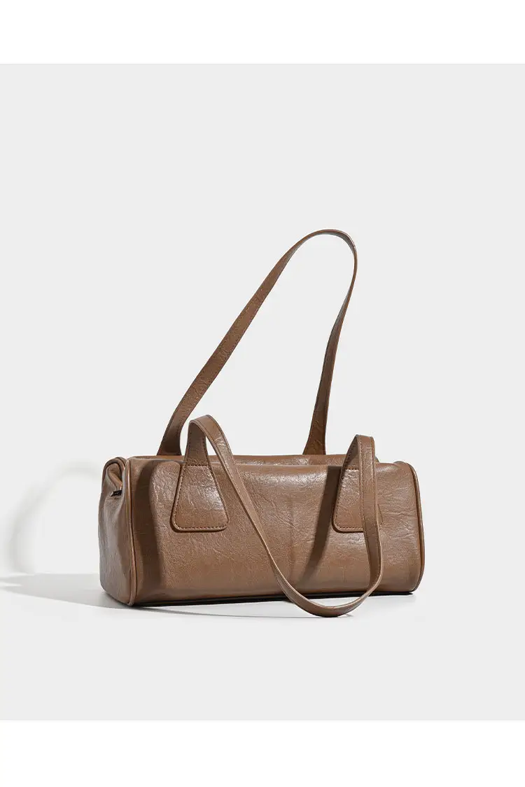Women's Korean Ins Retro Shoulder Bag Brown 2026 — feature 22