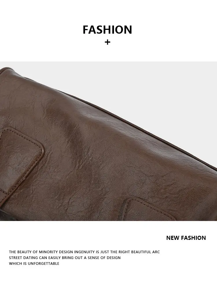 Women's Korean Ins Retro Shoulder Bag Brown 2026 — feature 9