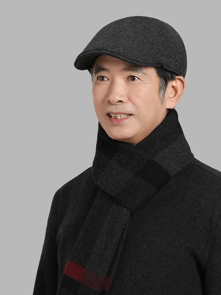 New Old Man Winter Hat for Men Elderly Winter Cap — feature 10