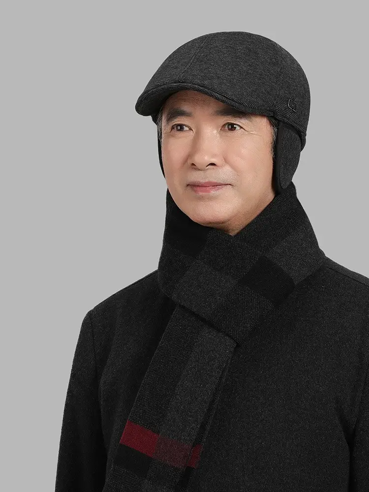 New Old Man Winter Hat for Men Elderly Winter Cap — feature 15