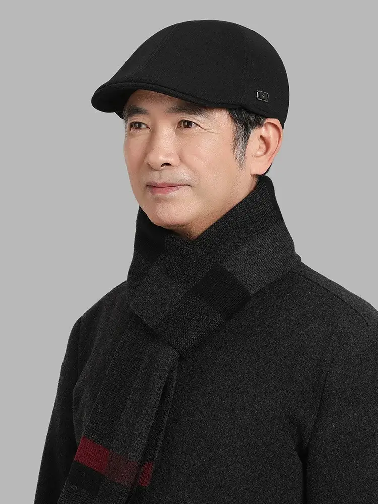New Old Man Winter Hat for Men Elderly Winter Cap — feature 4