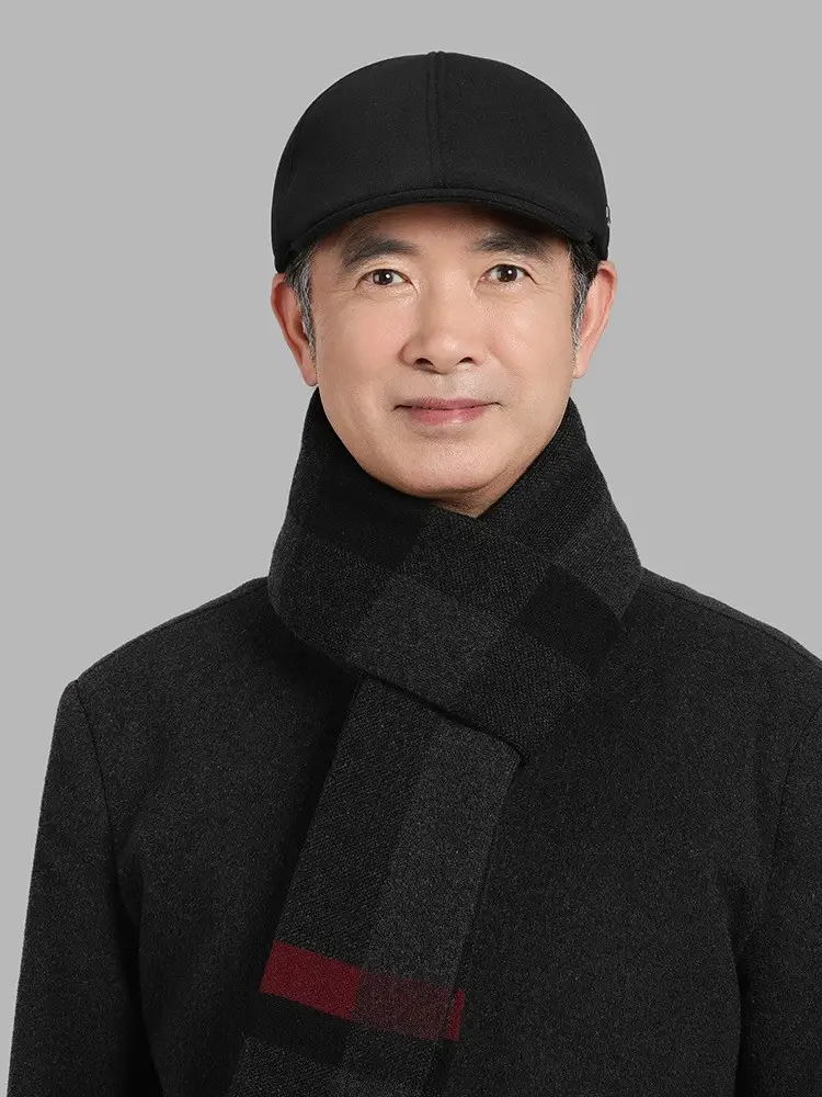 New Old Man Winter Hat for Men Elderly Winter Cap — feature 5