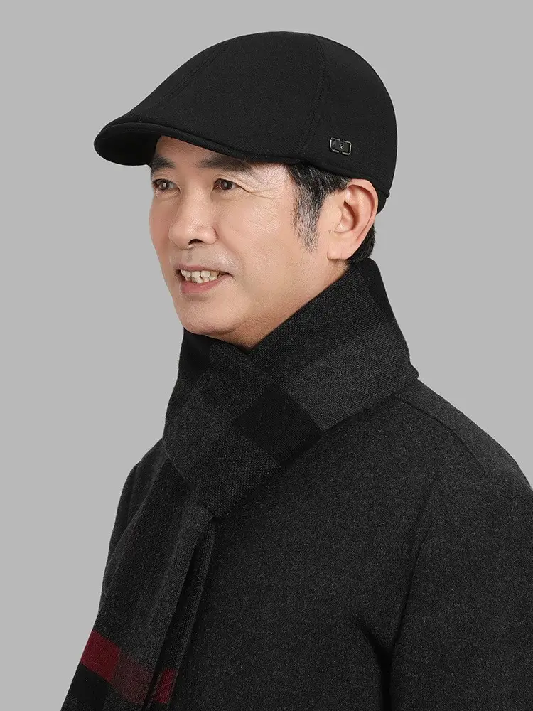 New Old Man Winter Hat for Men Elderly Winter Cap — feature 6