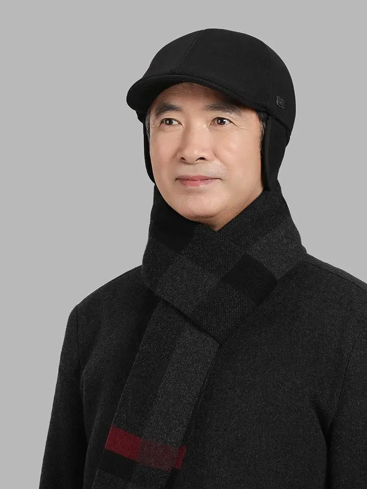 New Old Man Winter Hat for Men Elderly Winter Cap — feature 7