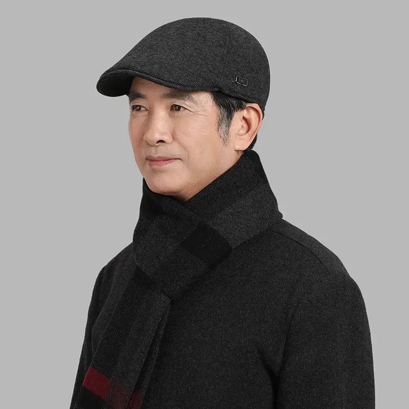 New Old Man Winter Hat for Men Elderly Winter Cap - Image 2