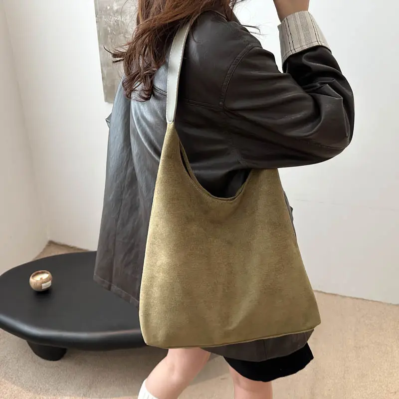 Red Korean Style Shoulder Tote Bag for Women - Image 8