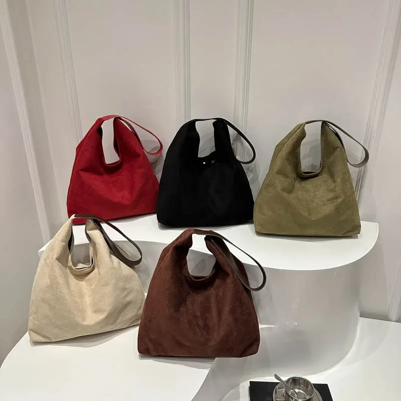 Red Korean Style Shoulder Tote Bag for Women - Image 9