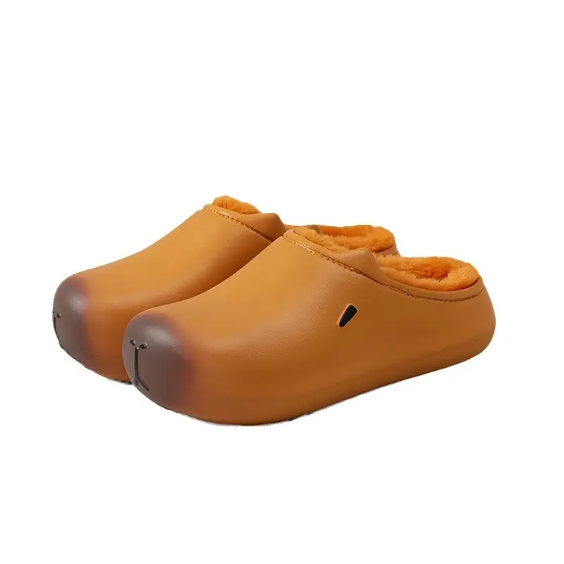 Women Winter Cotton Slipper Tan Warm Waterproof - Image 8