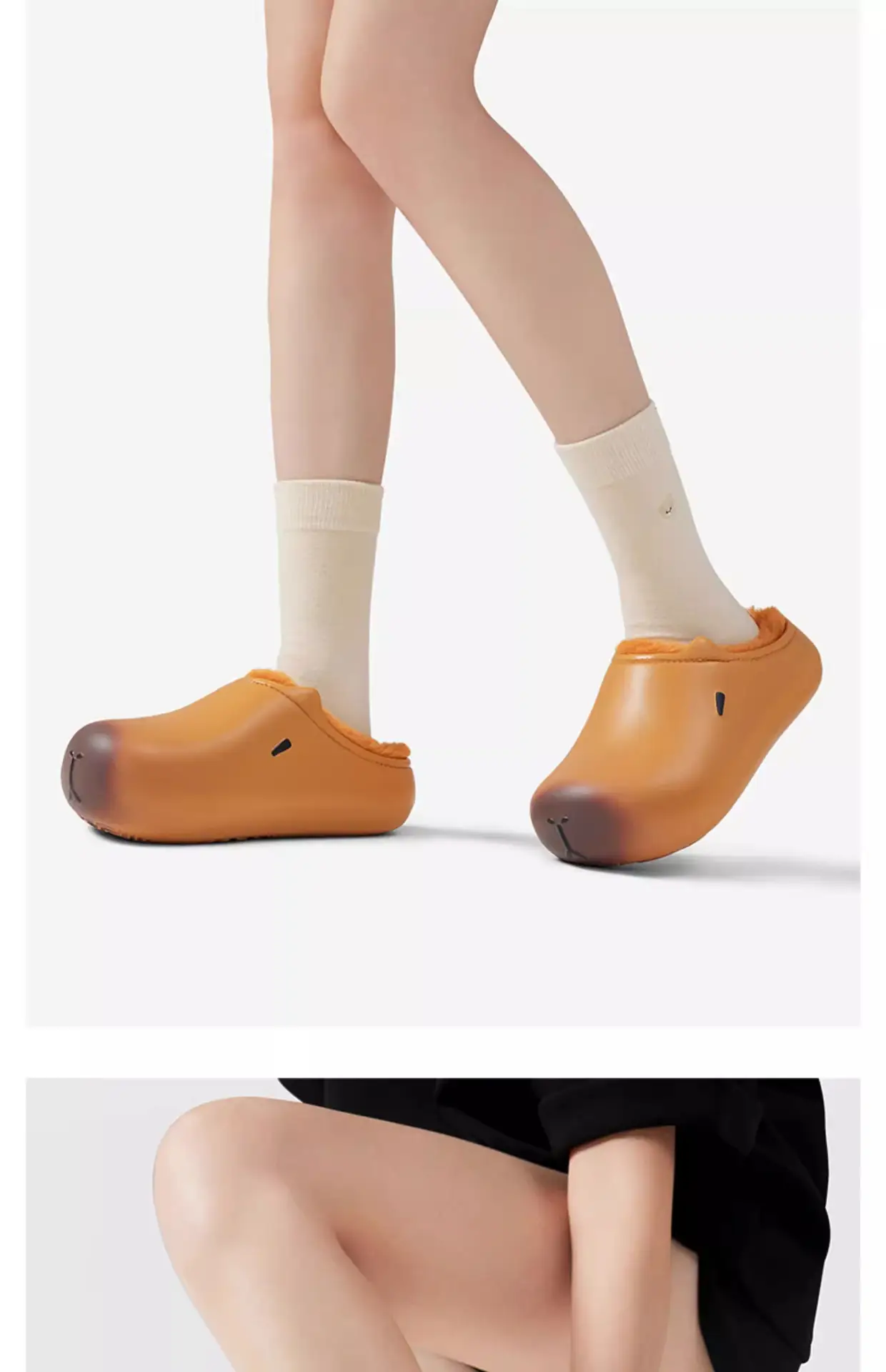 Women Winter Cotton Slipper Tan Warm Waterproof — feature 11
