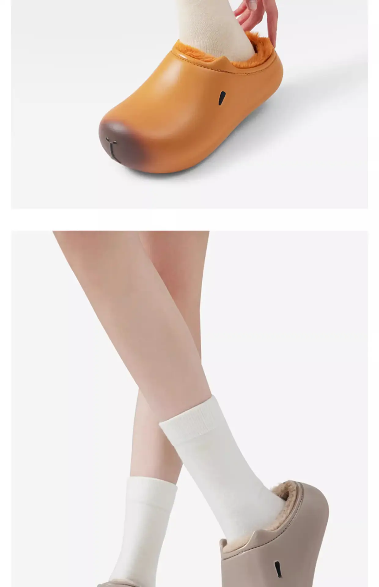 Women Winter Cotton Slipper Tan Warm Waterproof — feature 13