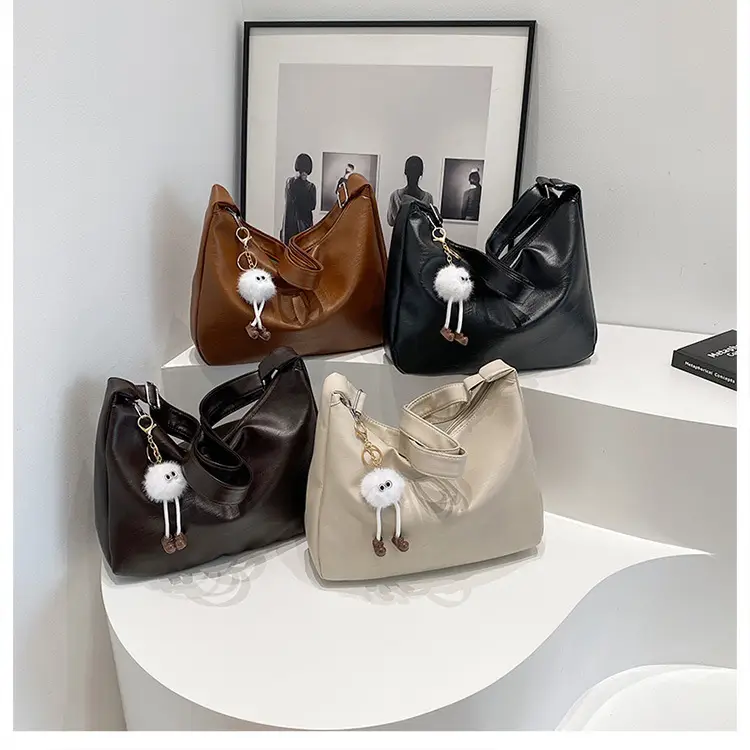 Black Large Capacity Women's Shoulder Bag 2024 - Image 9
