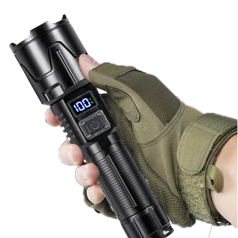 Type-C Flashlight with Laser Beam & Zoom - Image 7