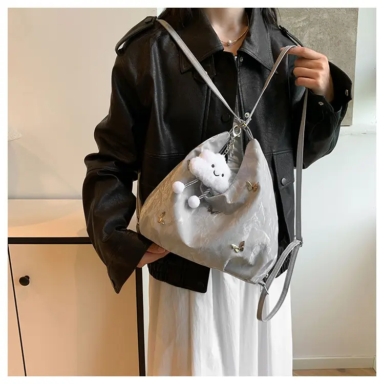 Black Butterfly Decorated Shoulder Bag for Women — feature 10